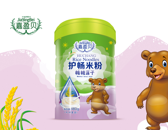 嘉盈貝核桃蓮子護(hù)暢米粉