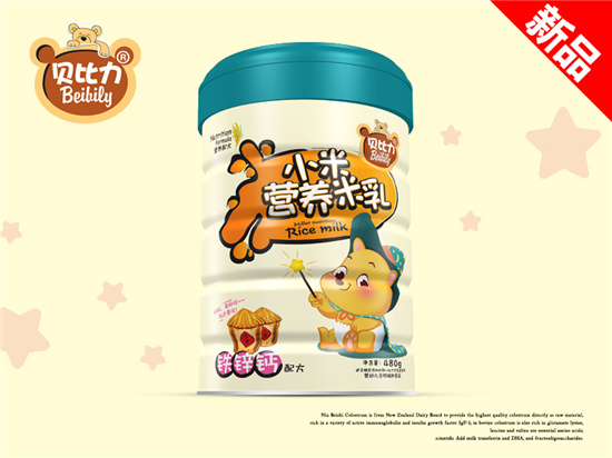 貝比力小米營(yíng)養(yǎng)米乳鈣鐵鋅配方聽(tīng)裝
