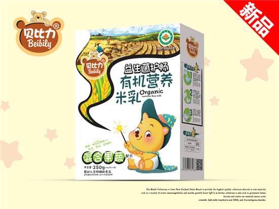 貝比力混合果蔬有機(jī)營養(yǎng)米乳盒裝