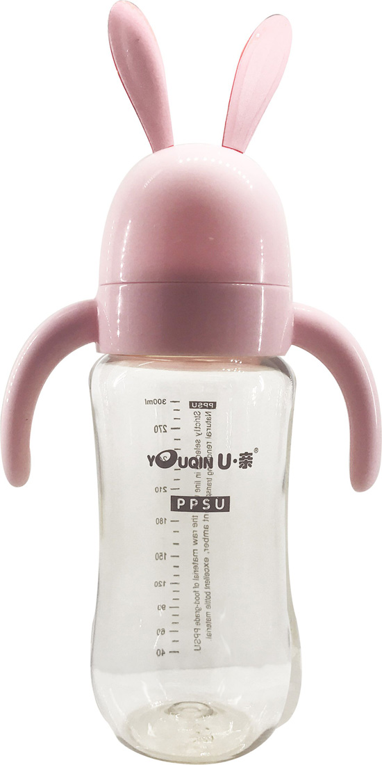 優(yōu)親PPSU奶瓶粉色300ml
