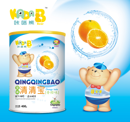 咔嗒熊果味清清寶-香橙味(聽裝)