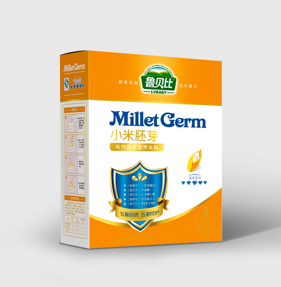 魯貝比小米胚雞肉蔬菜