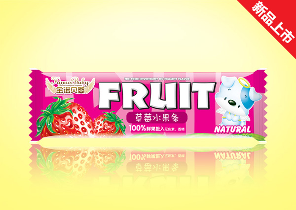 金諾貝嬰草莓水果條袋裝