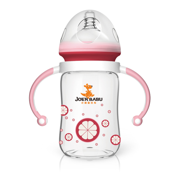 小袋鼠巴布PP奶瓶BP-831 紅色
