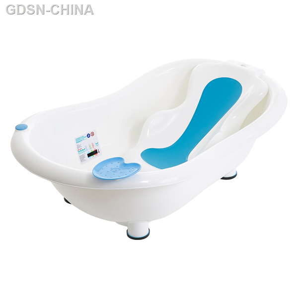 青蛙嘟迪測溫包膠躺板浴盆藍白