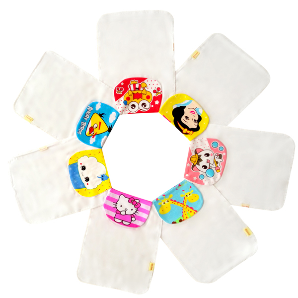 皇家之星 四層紗布卡通吸汗巾兩條裝