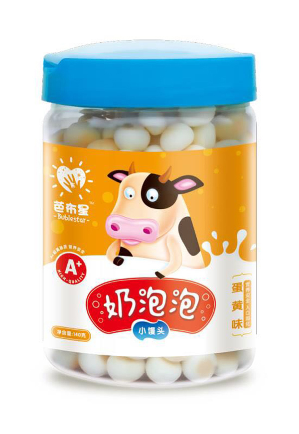 芭布星奶泡泡小饅頭-蛋黃味