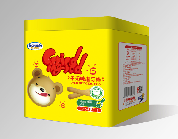 貝之翼牛奶味磨牙棒鐵盒裝