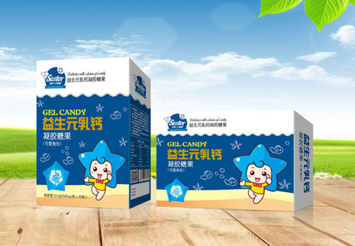 小萌星益生元乳鈣凝膠糖果盒裝(可愛魚形)