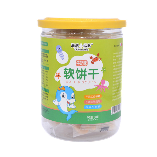 海底小縱隊軟餅干牛奶味