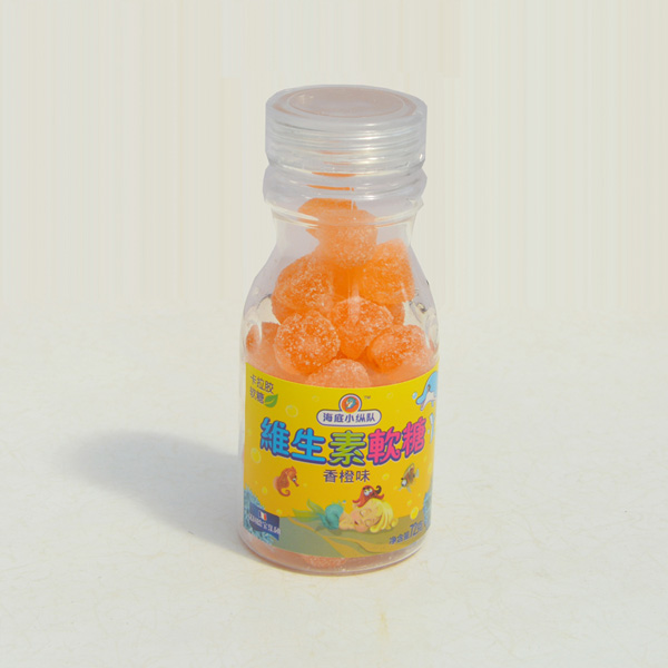 海底小縱隊維生素軟糖香橙味80g