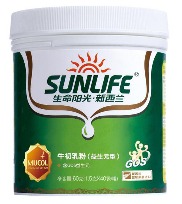 生命陽光牛初乳粉(益生元型)