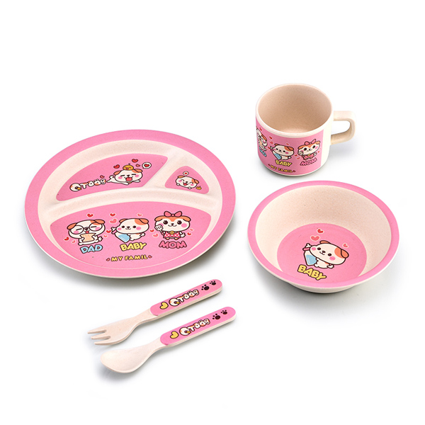 邦貝小象兒童餐盤 圓盤2