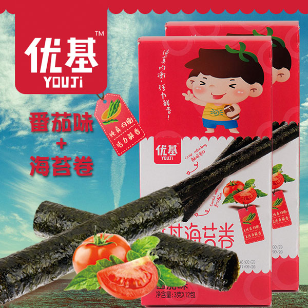 優(yōu)基番茄味海苔卷盒裝36克.jpg 優(yōu)基番茄味海苔卷盒裝36克.jpg