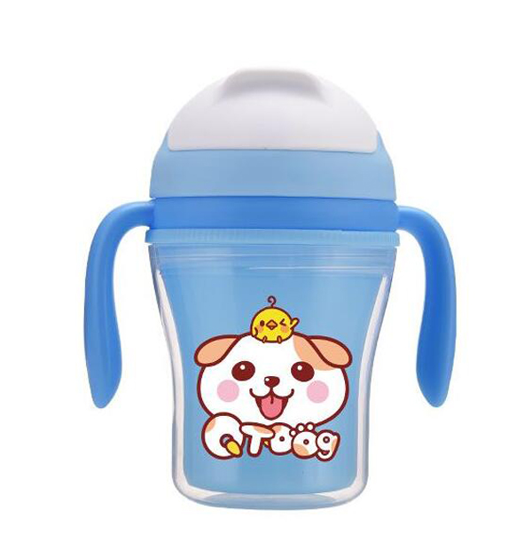 邦貝小象水杯藍色