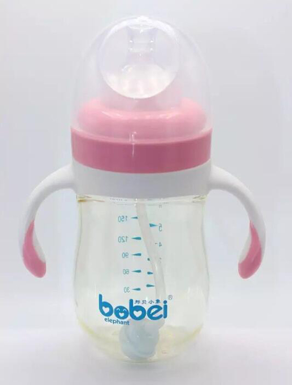 邦貝小象奶瓶粉色