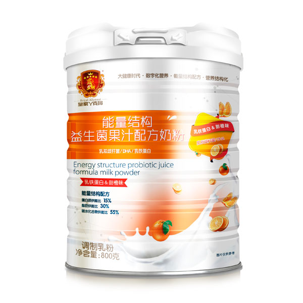 皇家丫克瑪能量結(jié)構(gòu)益生菌果汁配方奶粉鐵聽800克(甜橙味).jpg 皇家丫克瑪能量結(jié)構(gòu)益生菌果汁配方奶粉鐵聽800克(甜橙味).jpg