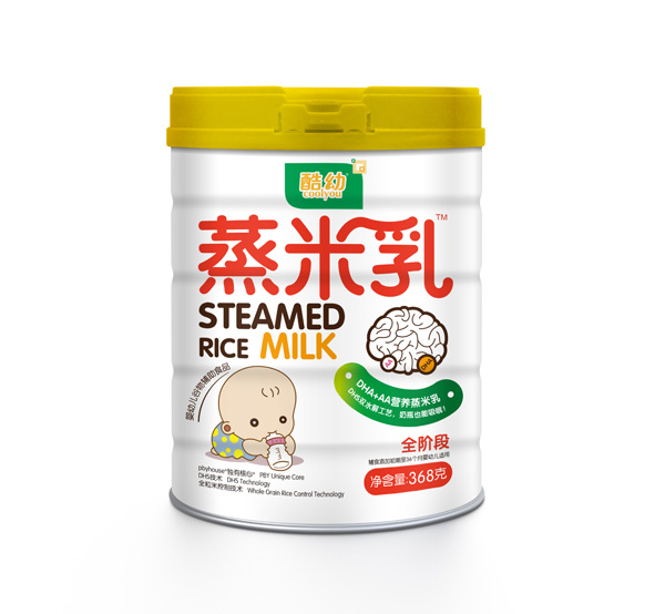 酷幼DHA+AA營養(yǎng)蒸米乳