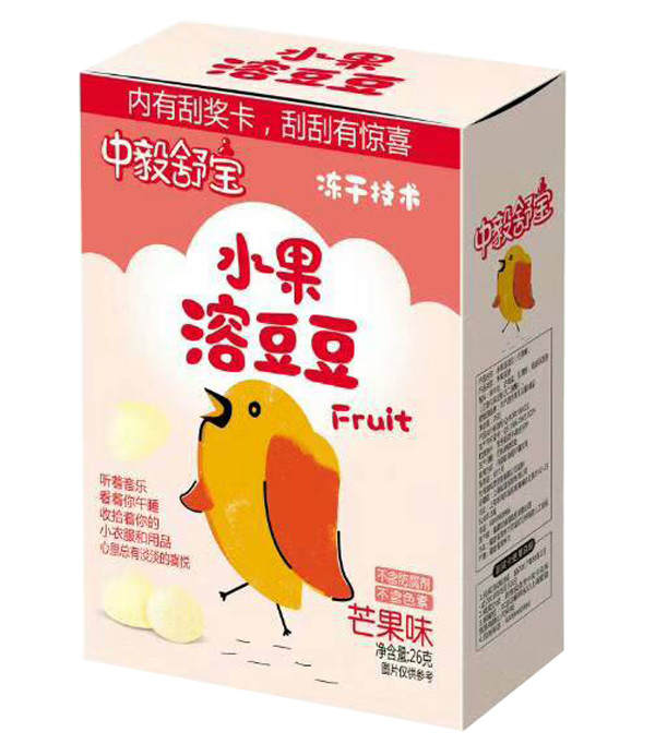 中毅舒寶水果溶豆豆-芒果味