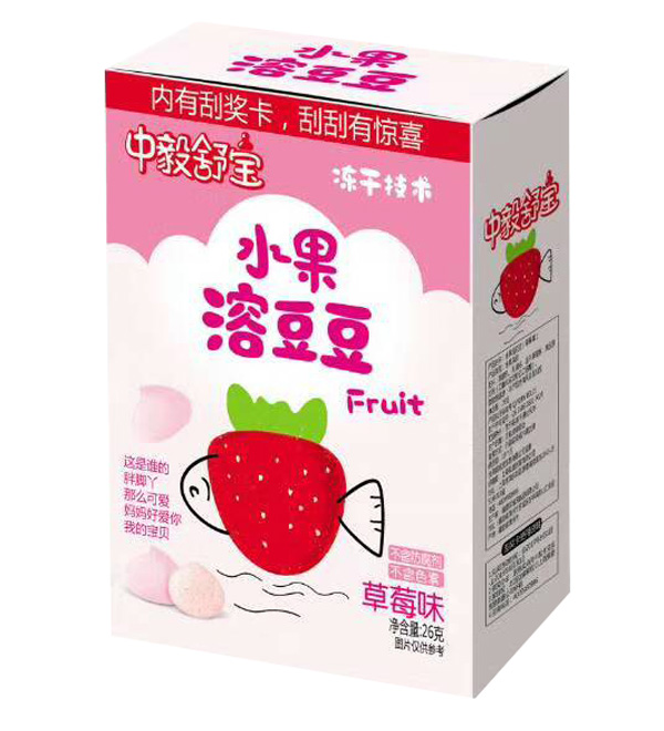 中毅舒寶水果溶豆豆-草莓味