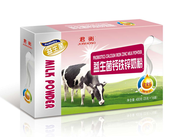 君衡益生菌鈣鐵鋅奶粉