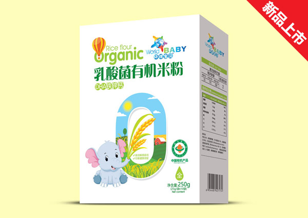 環(huán)球?qū)氊惾樗峋袡C(jī)米粉盒裝-DHA鐵鋅鈣