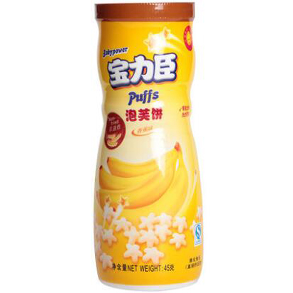 寶力臣星星泡芙餅干香蕉味45g.jpg 寶力臣星星泡芙餅干香蕉味45g.jpg