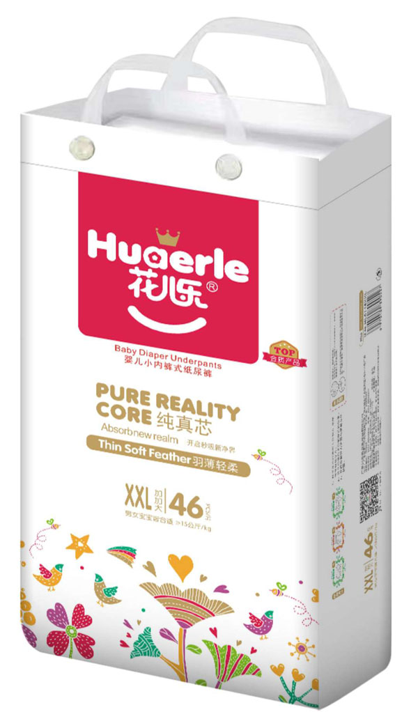 花兒樂嬰兒小內(nèi)褲式紙尿褲XXL