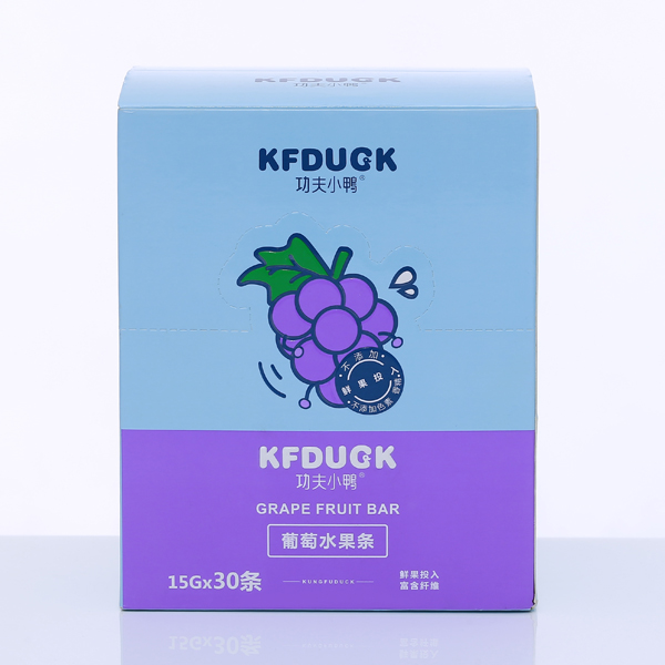 功夫小鴨葡萄水果條