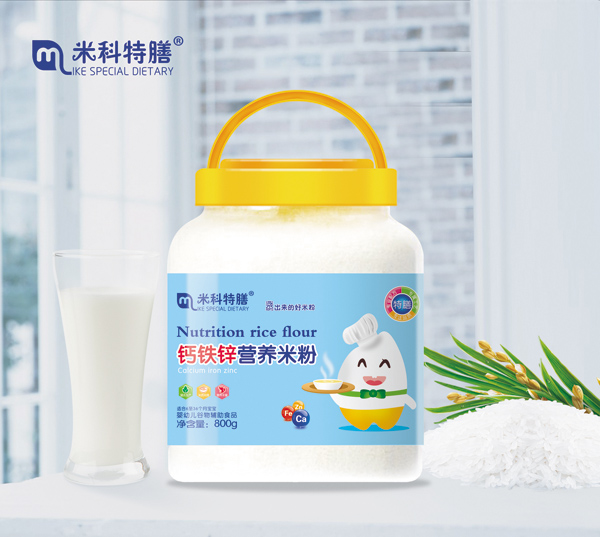 米科特膳鈣鐵鋅營(yíng)養(yǎng)米粉800g 600