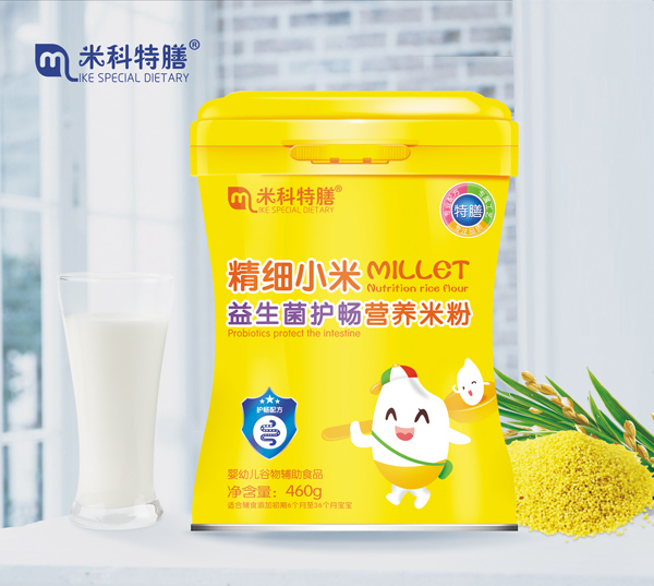 米科特膳精細(xì)小米益生菌護(hù)暢營(yíng)養(yǎng)米粉 600