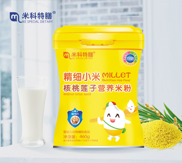 米科特膳精細(xì)小米核桃蓮子營(yíng)養(yǎng)米粉600