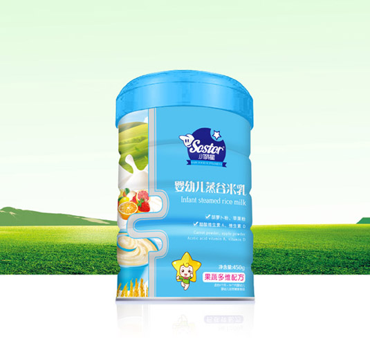 小萌星果蔬多維配方嬰幼兒蒸谷米乳