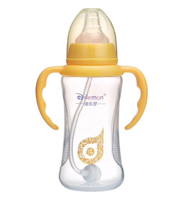迪樂(lè)夢(mèng)PP奶瓶5119黃色
