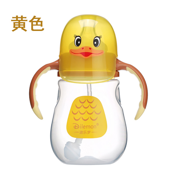 迪樂(lè)夢(mèng)PP奶瓶5144黃色