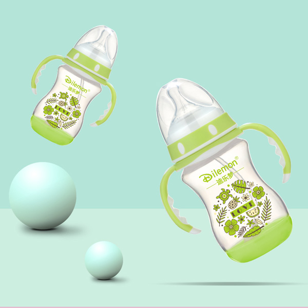 迪樂(lè)夢(mèng)PP奶瓶5138綠色