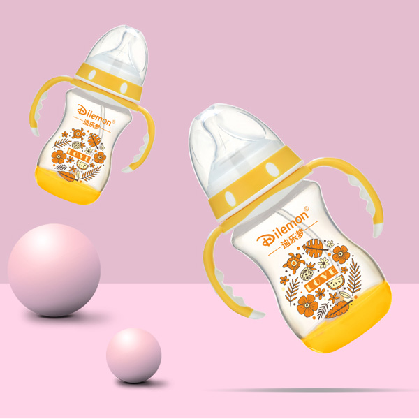 迪樂(lè)夢(mèng)PP奶瓶5139黃色