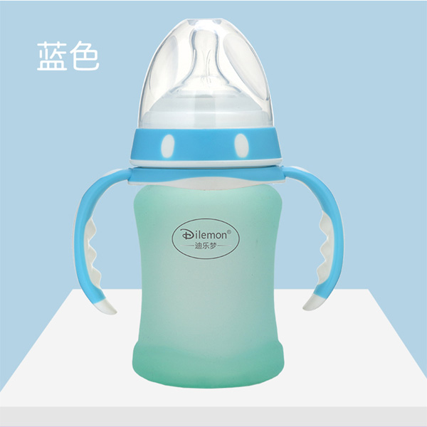 迪樂(lè)夢(mèng)高鵬硅玻璃奶瓶5045藍(lán)色