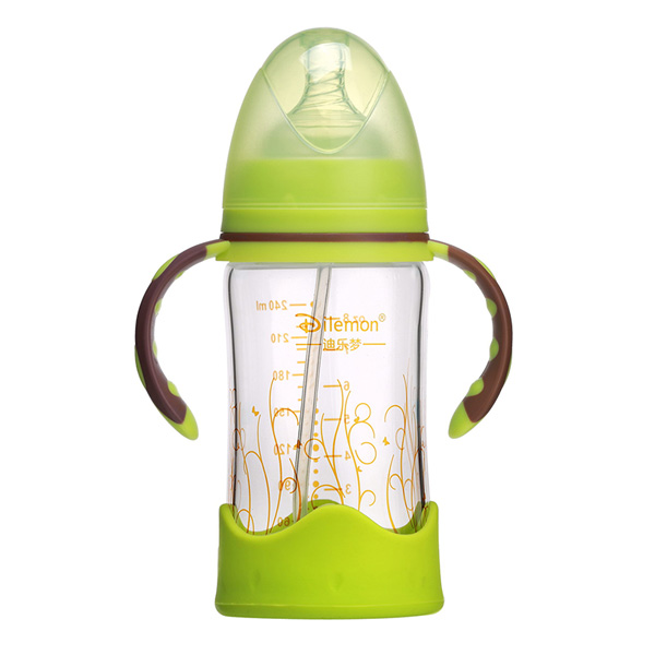 迪樂(lè)夢(mèng)高鵬硅玻璃奶瓶5012綠色