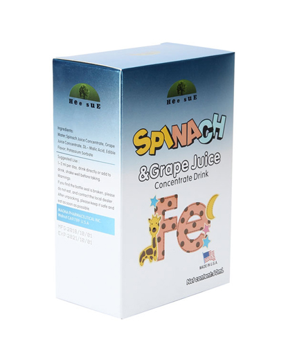 合素菠菜葡萄汁濃縮液飲品盒裝