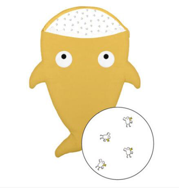 西班牙baby bites 鯊魚睡袋 深黃色.jpg 西班牙baby bites 鯊魚睡袋 深黃色.jpg
