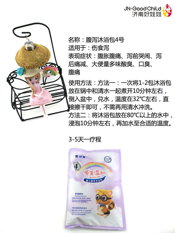 宏慧堂腹瀉沐浴包4號