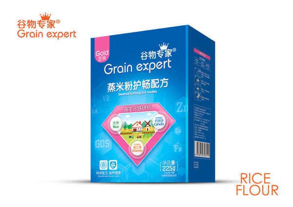 谷物專(zhuān)家蒸米粉護(hù)暢配方-益生元鐵鋅鈣 盒裝