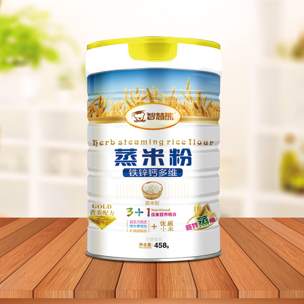 智慧熊蒸米粉-鐵鋅鈣多維