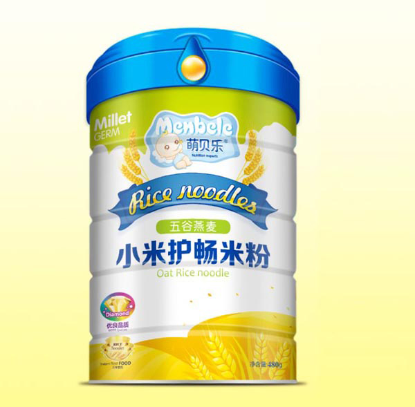 萌貝樂小米護暢米粉-五谷燕麥 聽裝