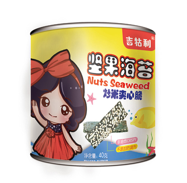 吉牯利見(jiàn)過(guò)海苔-炒米夾心脆