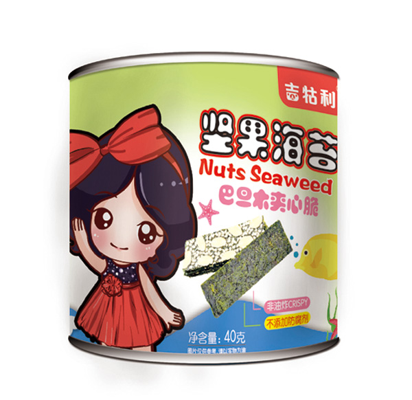 吉牯利見(jiàn)過(guò)海苔-巴旦木夾心脆