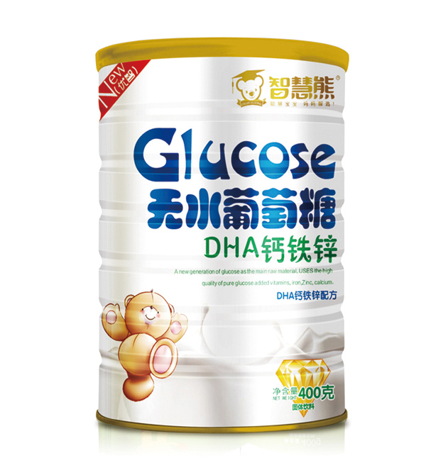 智慧熊無水葡萄糖 DHA鈣鐵鋅