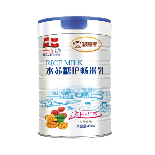 智慧熊水蘇糖護(hù)暢米乳-核桃+紅棗 聽(tīng)裝