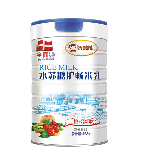 智慧熊水蘇糖護(hù)暢米乳-山楂+獼猴桃聽(tīng)裝